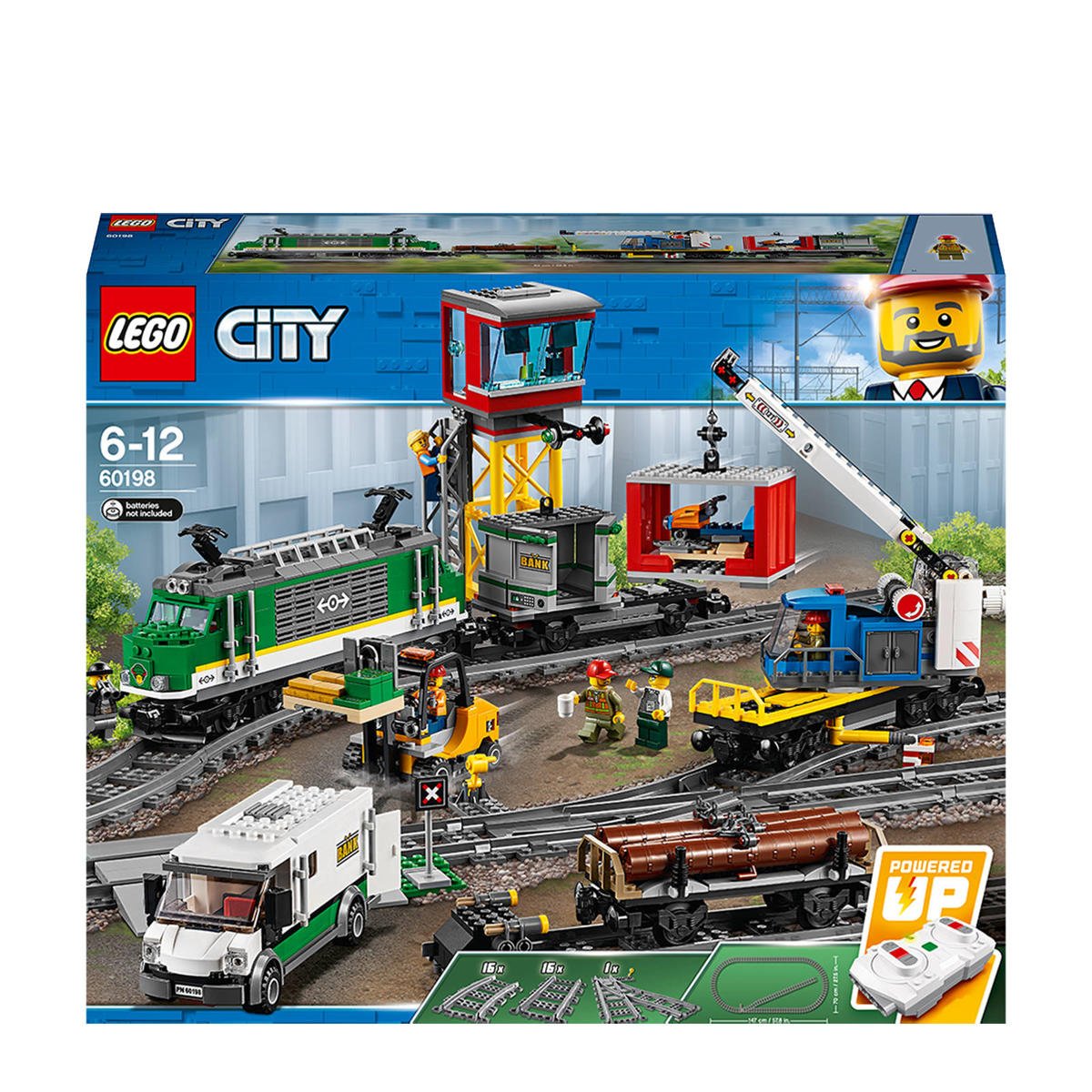 isolatie toilet Rekwisieten LEGO City vrachttrein 60198 | wehkamp