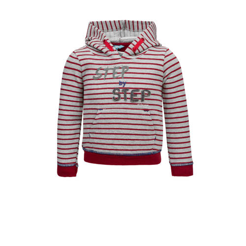 Lief Gestreepte Hoodie Met Tekst Rood lief kopen in de aanbieding