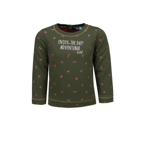 Lief Sweater Met Print Groen lief kopen in de aanbieding