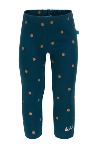 legging met stippen blauw