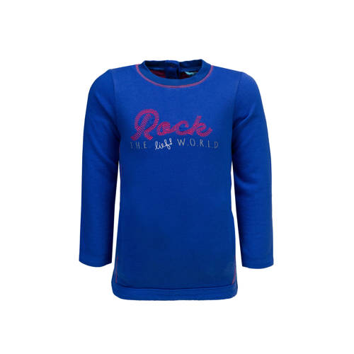 Lief Sweat Tuniek Met Tekst Blauw lief kopen in de aanbieding