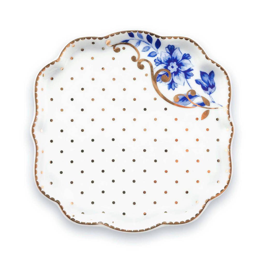 Pip Studio Royal White theetip (Ø10,2 cm), Wit