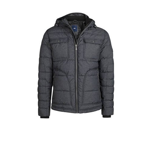 We Fashion Gewatteerde Winterjas Grijs we fashion kopen in de aanbieding