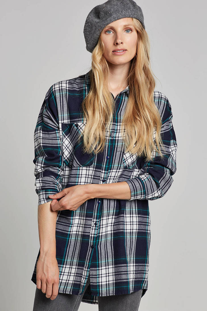 may ruitdessin Noisy blouse met lange A6fqd1P