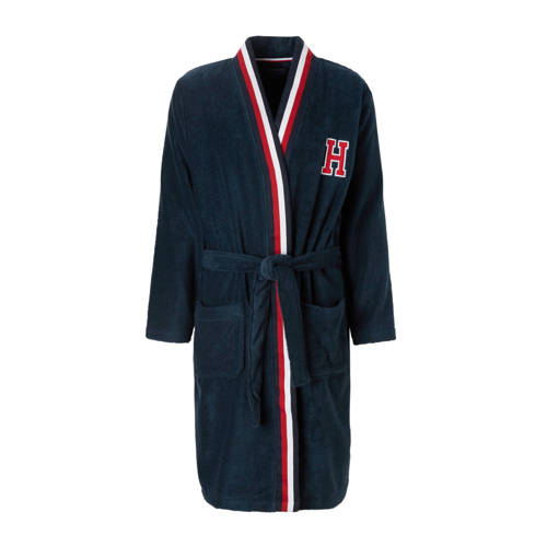 Tommy Hilfiger Katoenen Badjas Marine tommy hilfiger kopen in de aanbieding Tommy Hilfiger Katoenen Badjas Marine tommy hilfiger kopen in de aanbieding