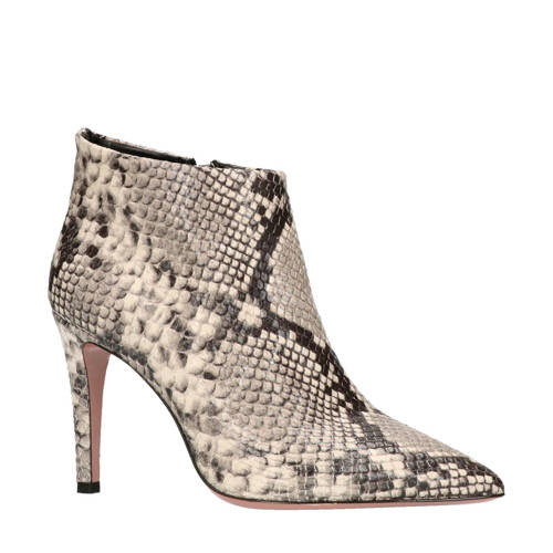 Manfield Black Label Leren Enkellaars Grijs manfield kopen in de aanbieding Manfield Black Label Leren Enkellaars Grijs manfield kopen in de aanbieding