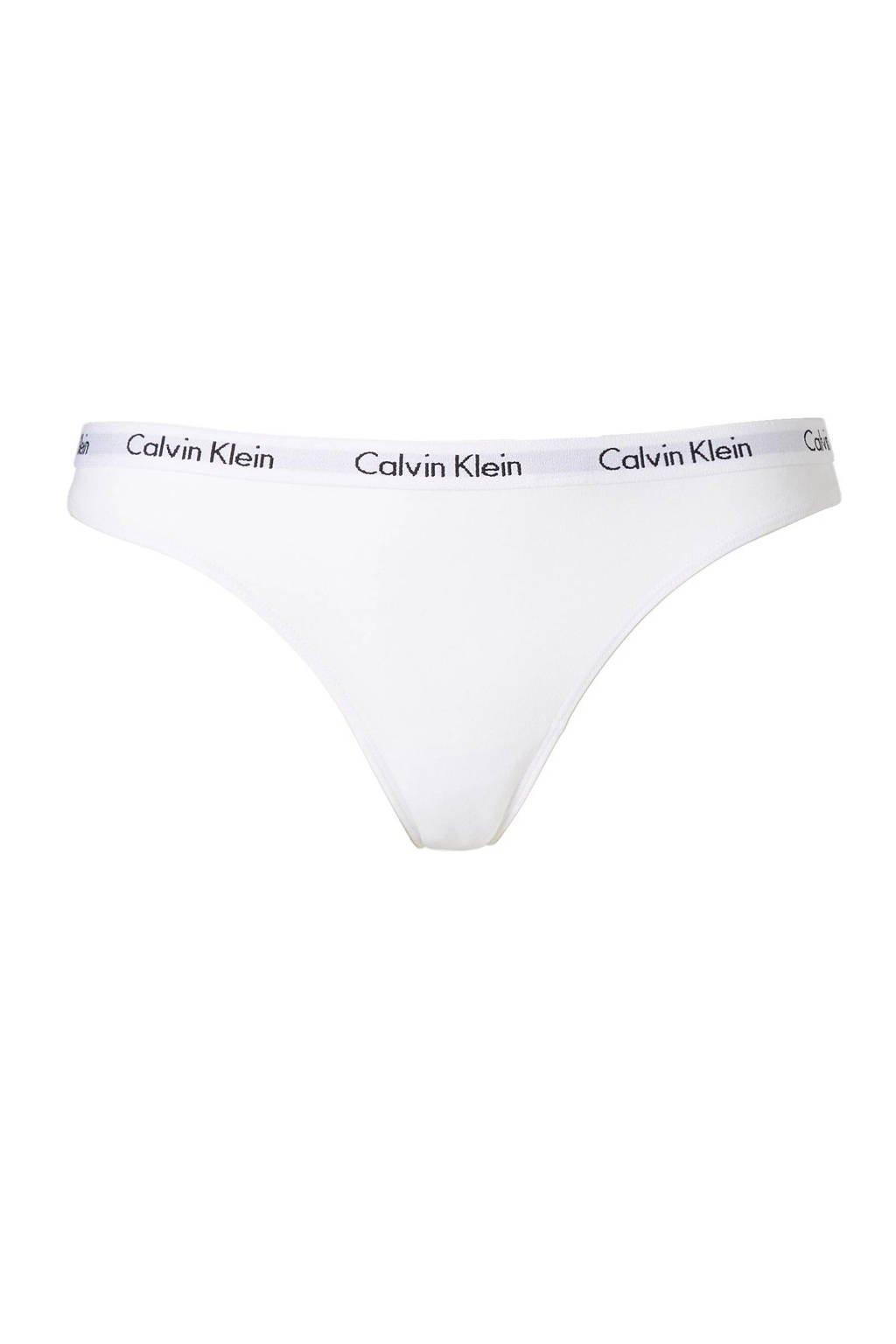 Calvin Klein Dames String 7Pack 1VD Grijs Zwart Wit