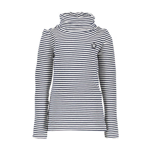 Like Flo Gestreepte Longsleeve Met Col Blauw like flo kopen in de aanbieding