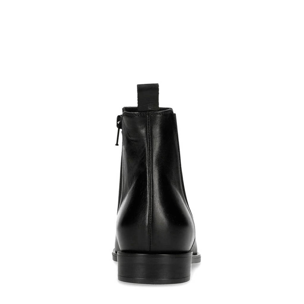 Manfield Manfield Chelsea Zwart Zwart Boots Chelsea Boots Leren Manfield Leren tq5T5wS