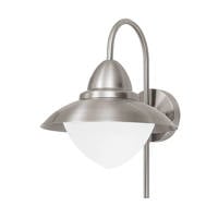 EGLO wandlamp Sidney 230 V, roestvast staal/wit