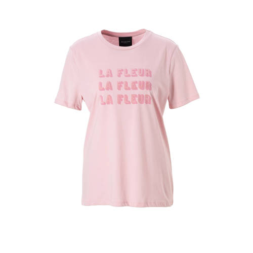 Selected Femme T Shirt Met Printopdruk selected femme kopen in de aanbieding