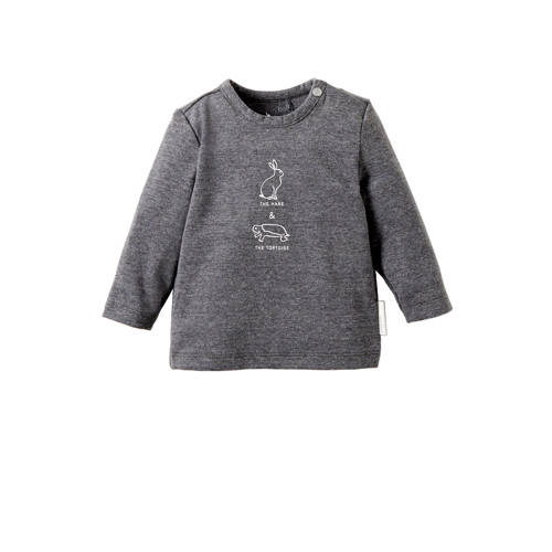 Noppies Newborn Longsleeve Taft Grijs noppies kopen in de aanbieding