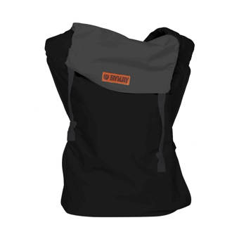 Click Carrier Classic reversible draagzak black/steel grey