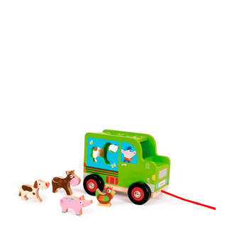 houten sorteerwagen boerderij