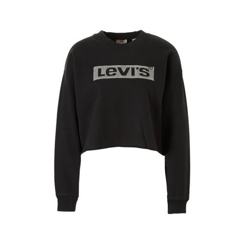 Levis Cropped Logo Sweater levis kopen in de aanbieding Levis Cropped Logo Sweater levis kopen in de aanbieding