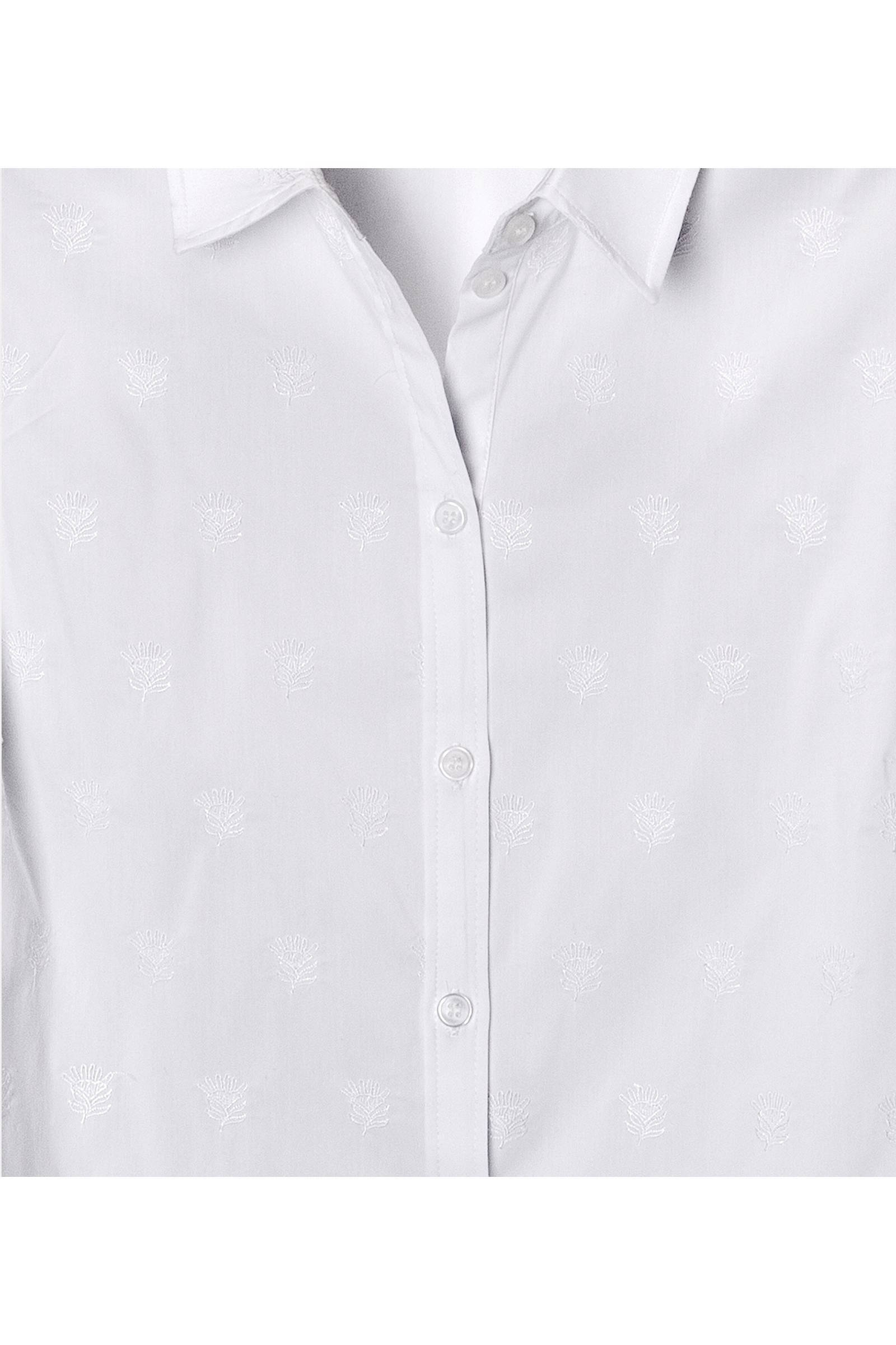 overhemdblouse Sträter wit met Claudia borduursels 58q7ww