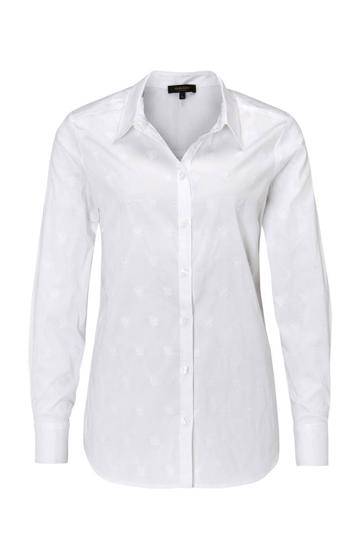 overhemdblouse Sträter wit met Claudia borduursels 58q7ww