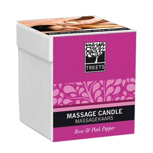 Treets Massagekaars Rose Pink Pepper treets kopen in de aanbieding