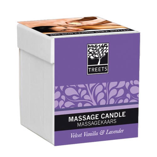 Treets Massagekaars Velvet Vanilla Lavender treets kopen in de aanbieding