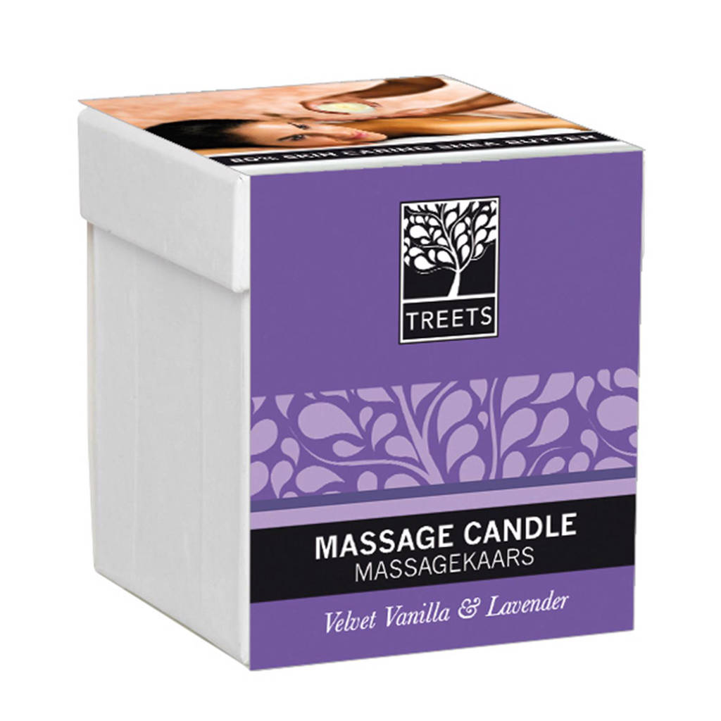 Treets massagekaars Velvet Vanilla & Lavender
