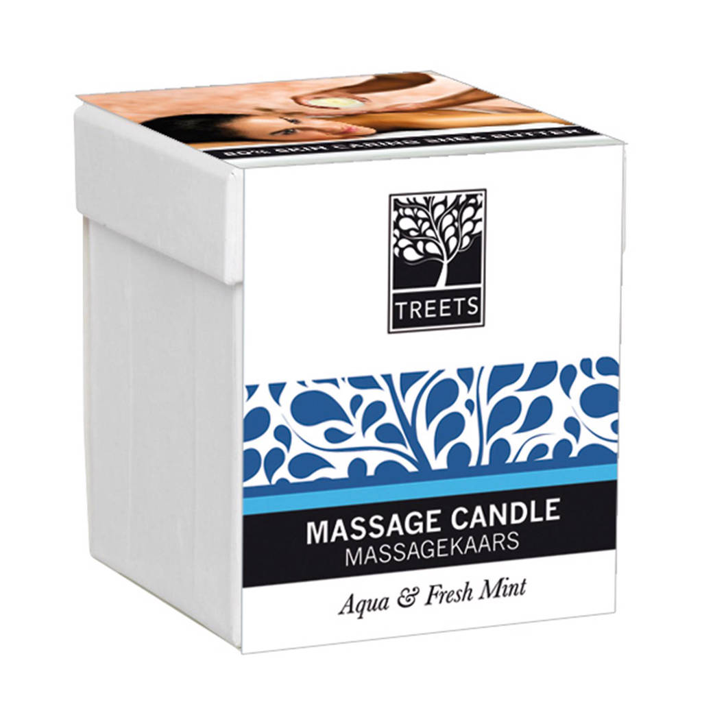 Treets massagekaars Aqua & Fresh Mint