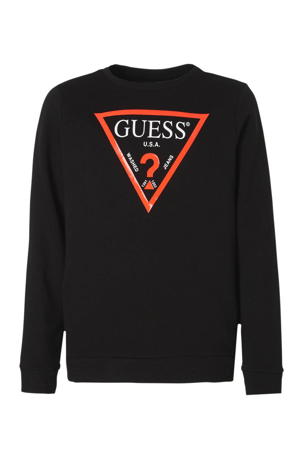 kaart privaat Woestijn GUESS sweater met logo zwart kopen? | Morgen in huis | wehkamp