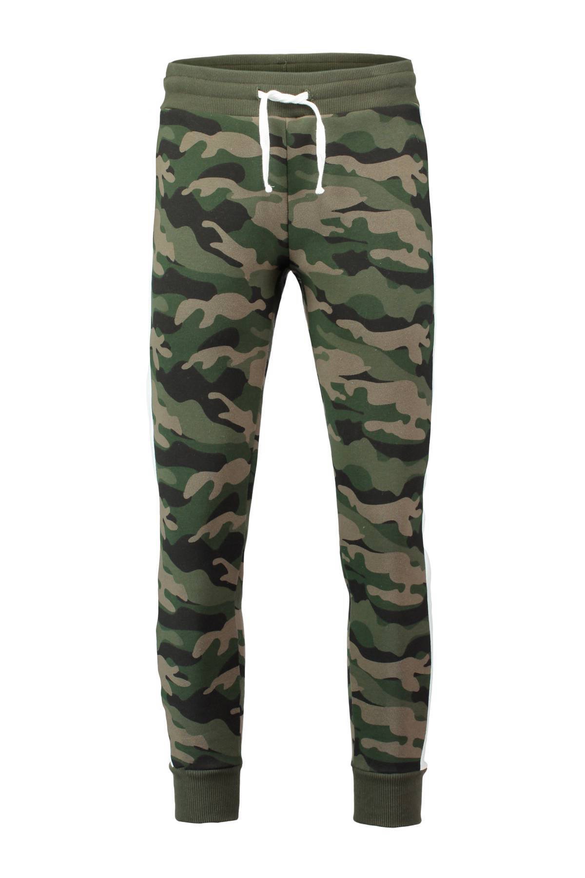 CoolCat camouflage sweatpants groen wehkamp