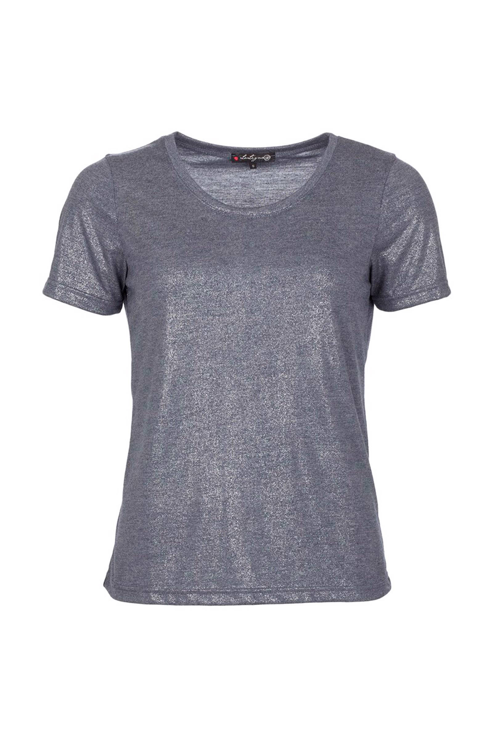 La Ligna glitter T shirt donkerblauw | wehkamp La Ligna glitter trui oker | wehkamp