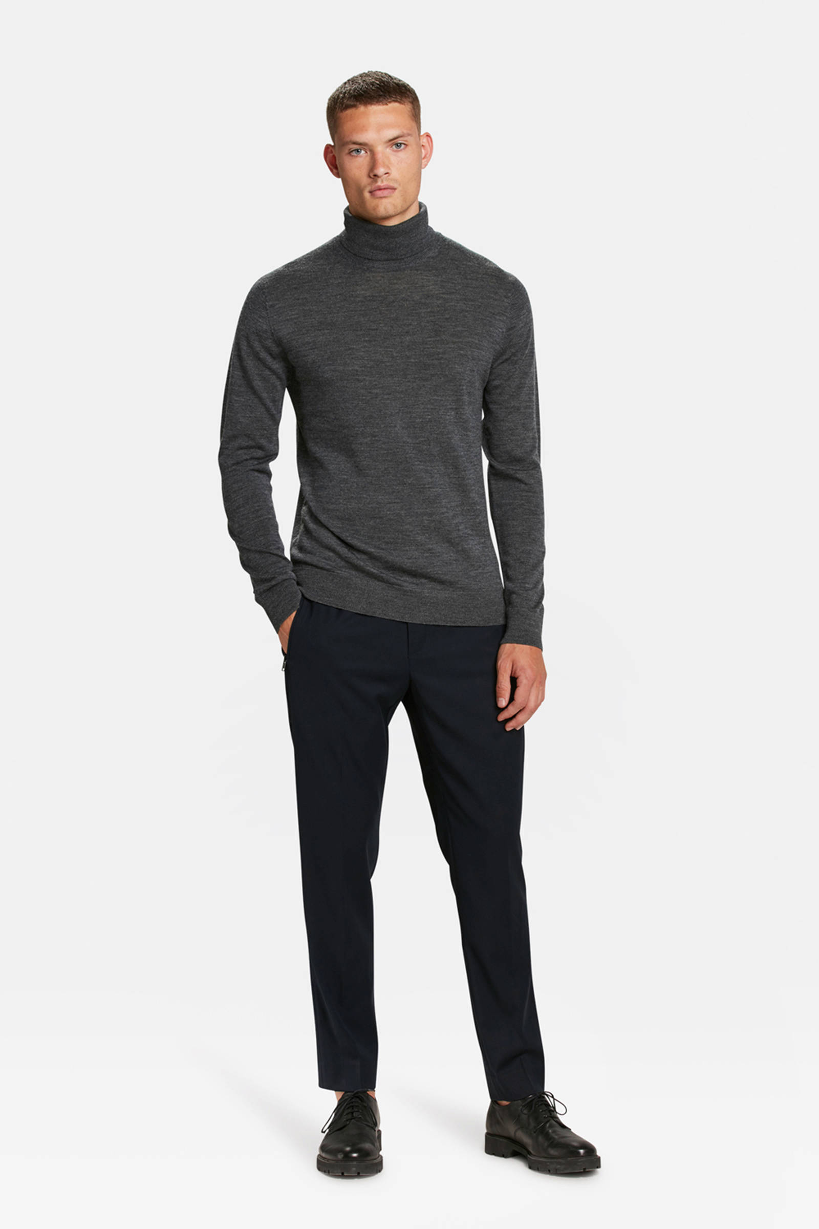 WE Fashion wollen slim fit coltrui grijs | wehkamp WE Fashion wollen slim fit coltrui zwart | wehkamp