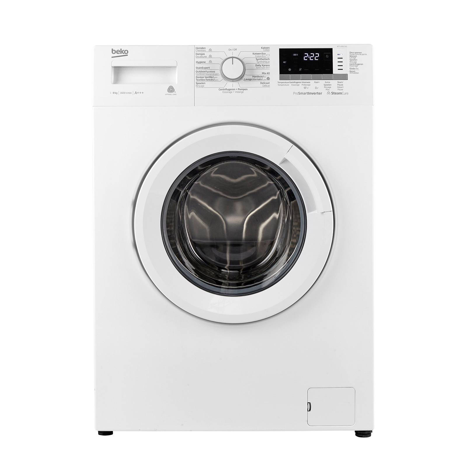 Beko WTV8812BS wasmachines Wit online kopen