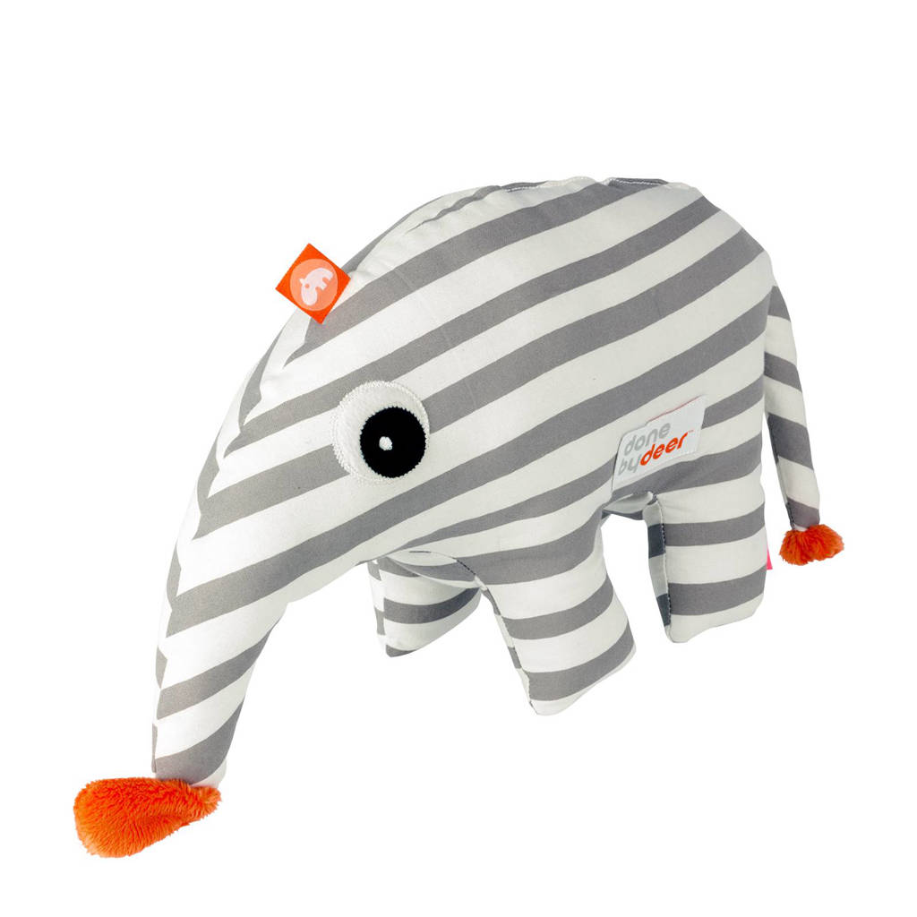 Done by Deer D Antee grijs knuffel 34 cm, Grijs