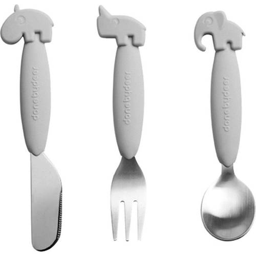 Done By Deer Yummyplus Easy Grip Bestekset Grijs done by deer kopen in de aanbieding