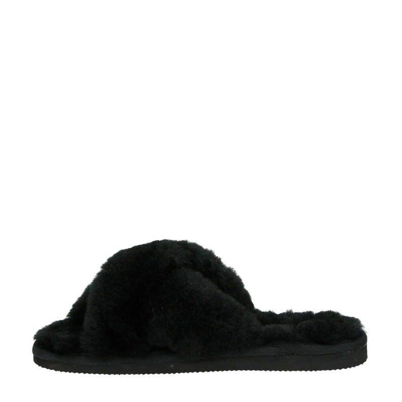 Birkenstock Zermatt wollen slippers Zwart Birkenstock Zermatt wollen slippers Zwart