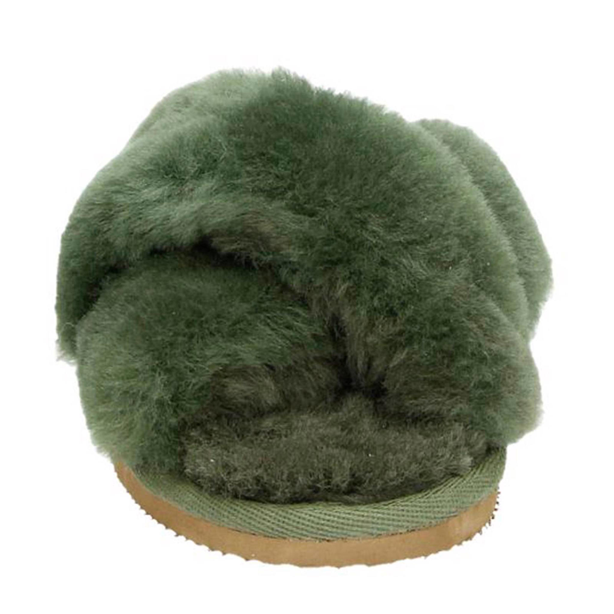 Bisgaard Uniseks wollen basic slippers voor kinderen, Brown luipaard., 32 EU