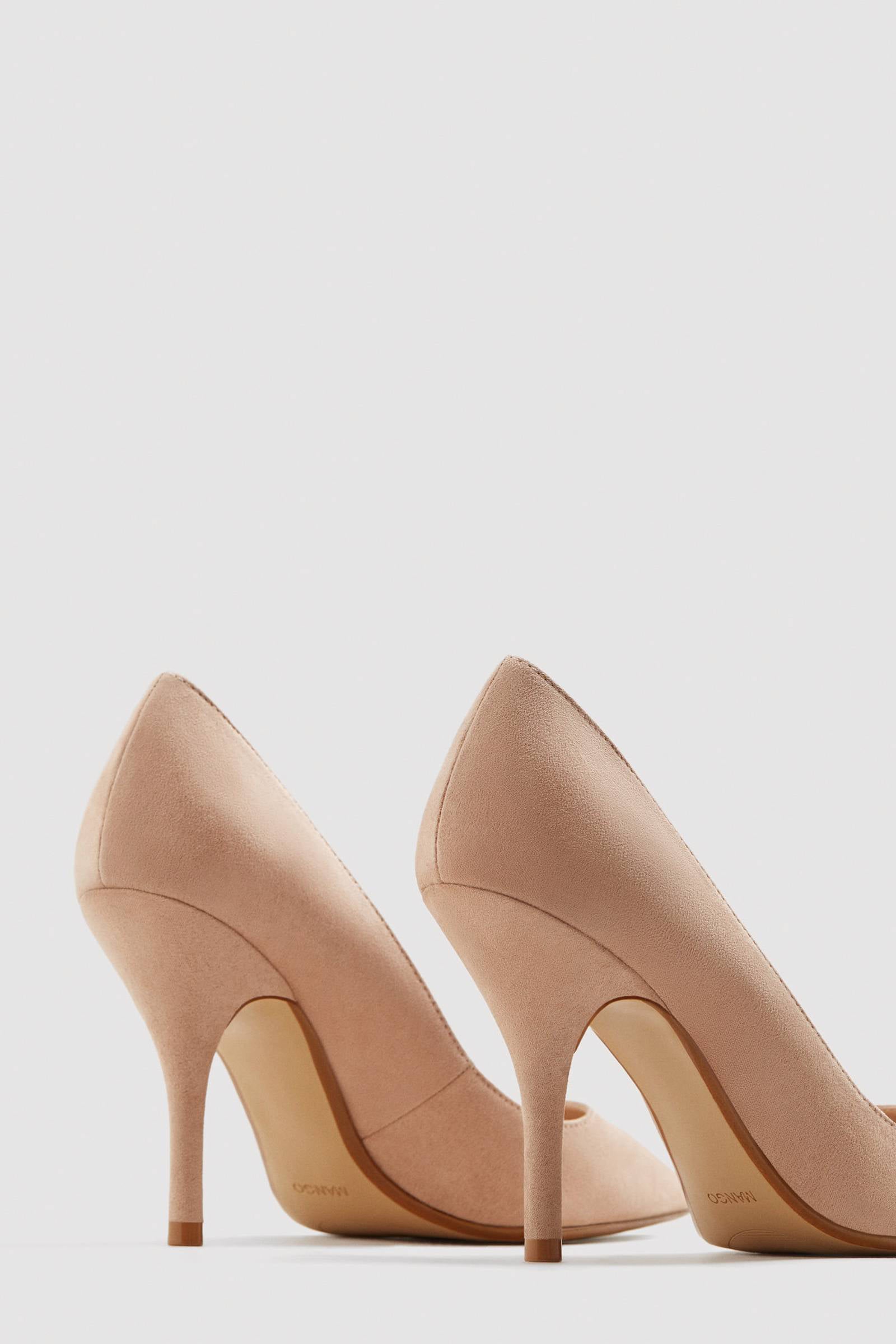 mango pumps beige