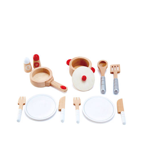 Hape Houten Kook Serveerset hape kopen in de aanbieding