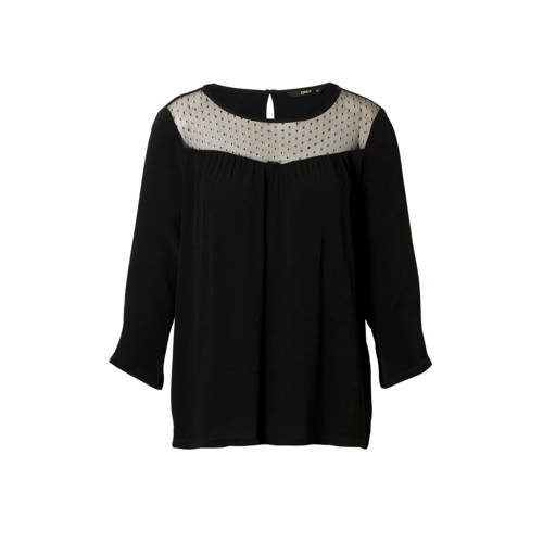 Only Top Met Mesh Details only kopen in de aanbieding