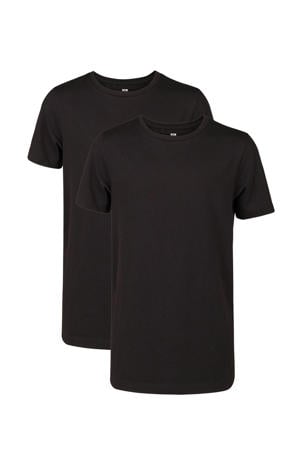 T-shirt - set van 2 zwart
