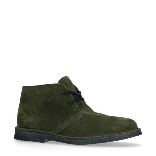 Manfield Suede Enkelboots Donkergroen manfield kopen in de aanbieding Manfield Suede Enkelboots Donkergroen manfield kopen in de aanbieding