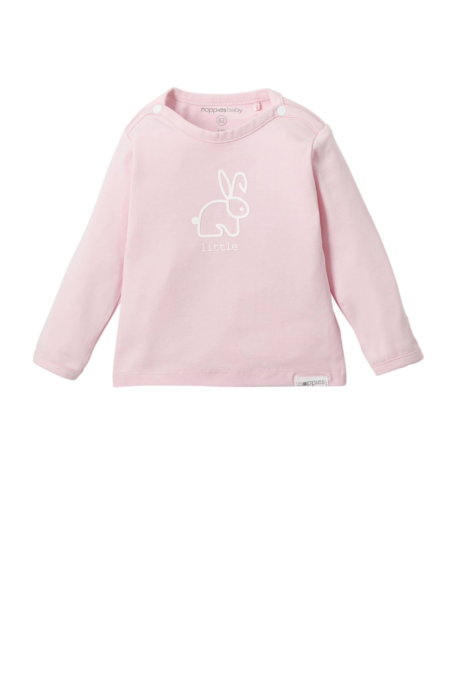 Noppies kleding voor baby's kopen Vind jouw Noppies Noppies baby longsleeve met stippen witoker | wehkamp
