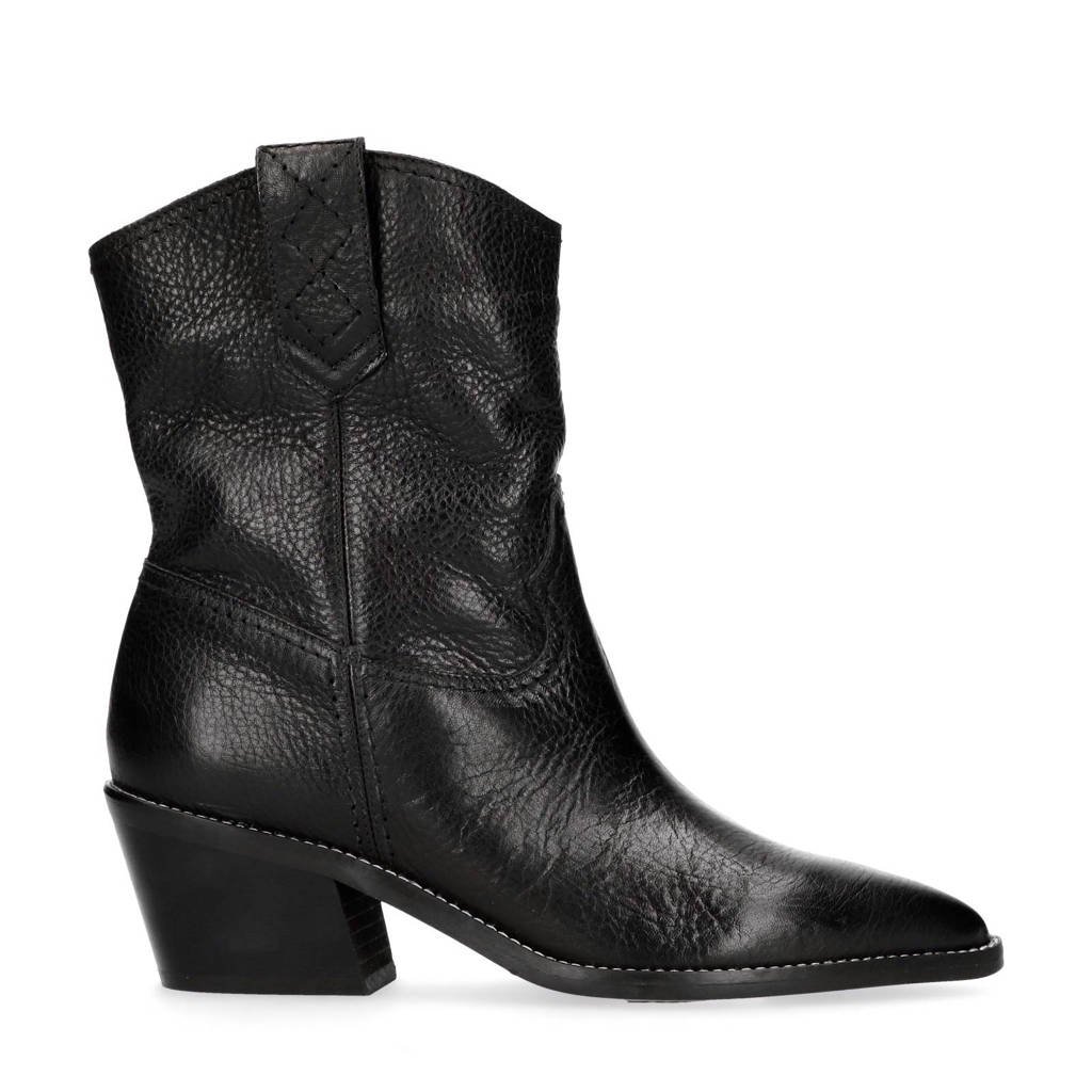 Bowboy Boots Zwart Leren Leren Manfield Manfield 7qw6WHgP
