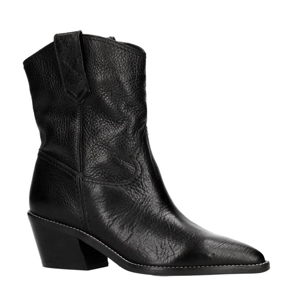Bowboy Boots Zwart Leren Leren Manfield Manfield 7qw6WHgP