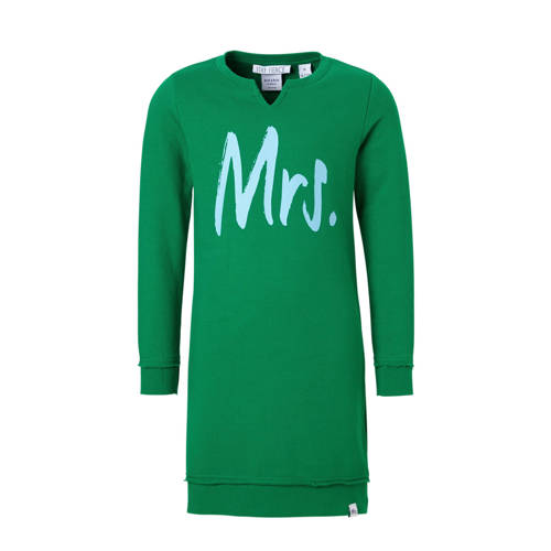 Nik En Niknik Sweatjurk Gina Met Tekst Groen nik en nik kopen in de aanbieding Nik En Niknik Sweatjurk Gina Met Tekst Groen nik en nik kopen in de aanbieding