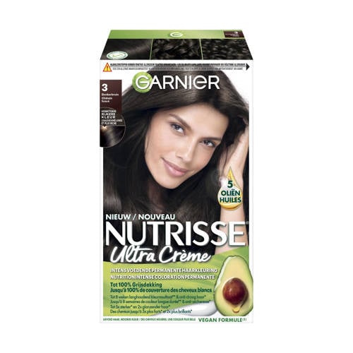 Wehkamp Garnier Nutrisse Ultra Crème haarkleuring - 3 Donkerbruin aanbieding