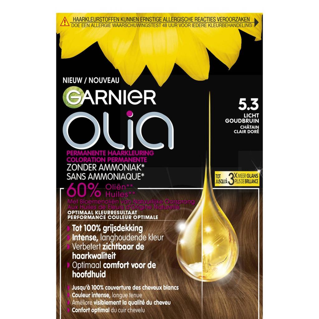 Garnier Olia haarkleuring - 5.3 - Lichtgoudbruin
