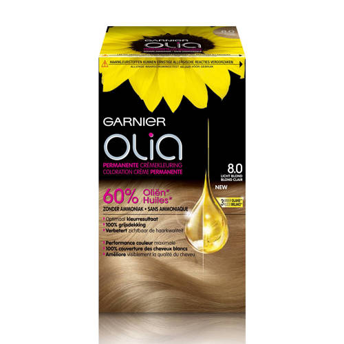 Wehkamp Garnier Olia haarkleuring - 8.0 Licht Blond aanbieding