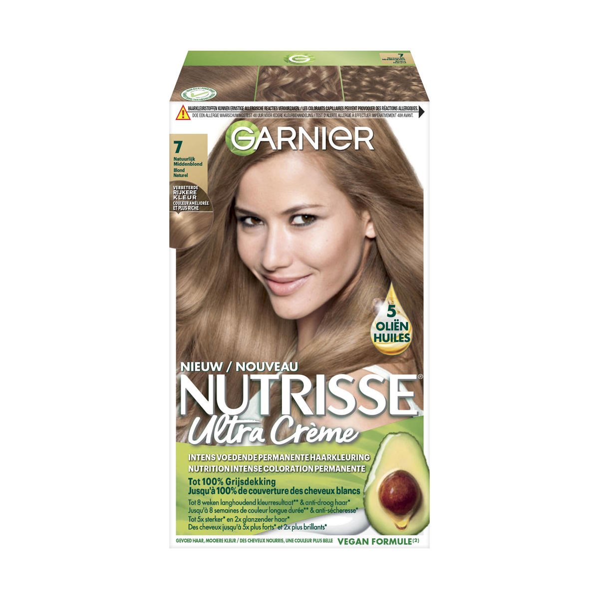 Garnier Nutrisse Crème - 7 Natuurlijk blond | wehkamp