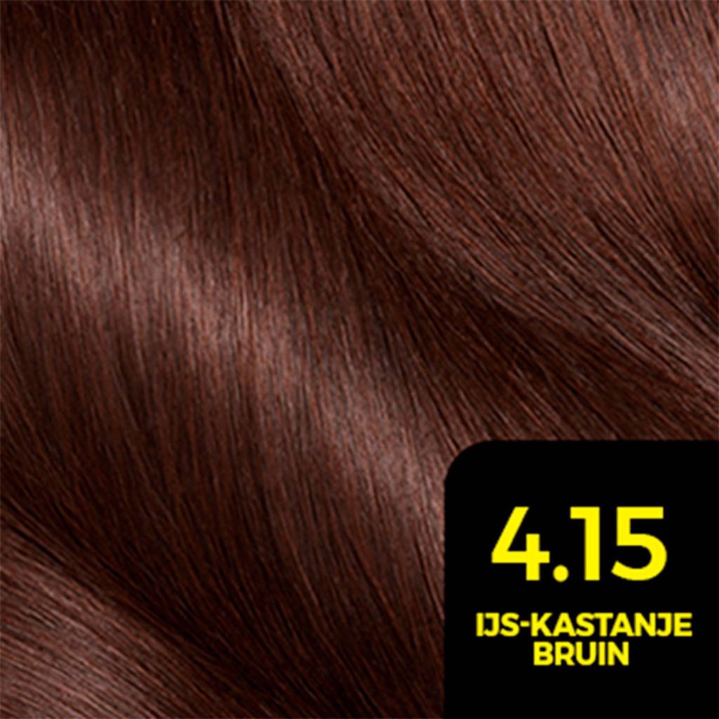 cijfer Oneerlijk heet Garnier Olia haarkleuring - 4.15 Ijs-Kastanje Bruin | wehkamp