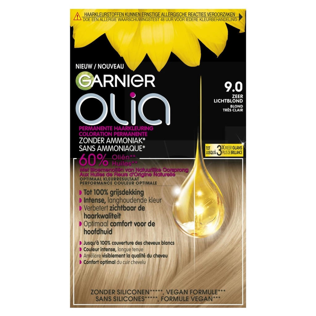 Garnier Olia haarkleuring - 9.0 Zeer Lichtblond