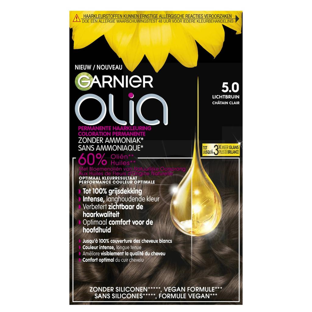 Garnier Olia haarkleuring - 5.0 - Lichtbruin